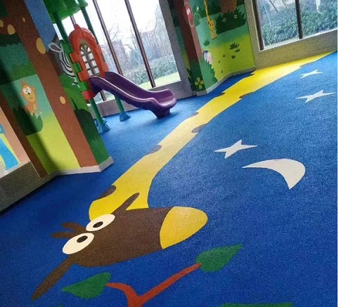 幼儿园塑胶地垫